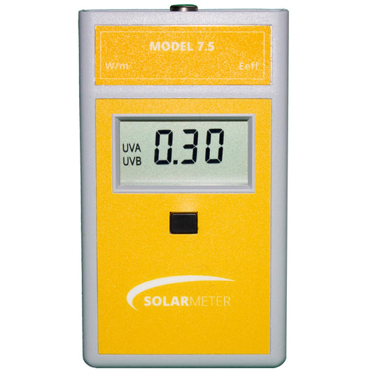 Solarmeter Model 7.5 – Erythemal UV Radiometer for Sun Safety & UV Blocking Eyewear Testing