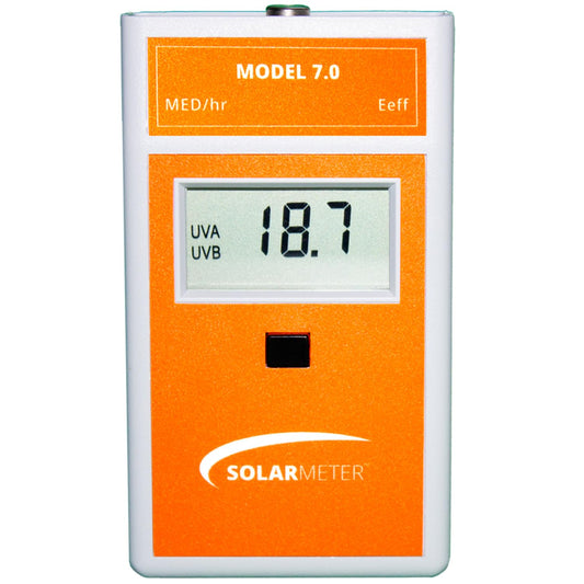 Solarmeter Model 7.0 – Erythema UV Meter for Sunburn Risk, Solar Exposure & UV Safety Monitoring