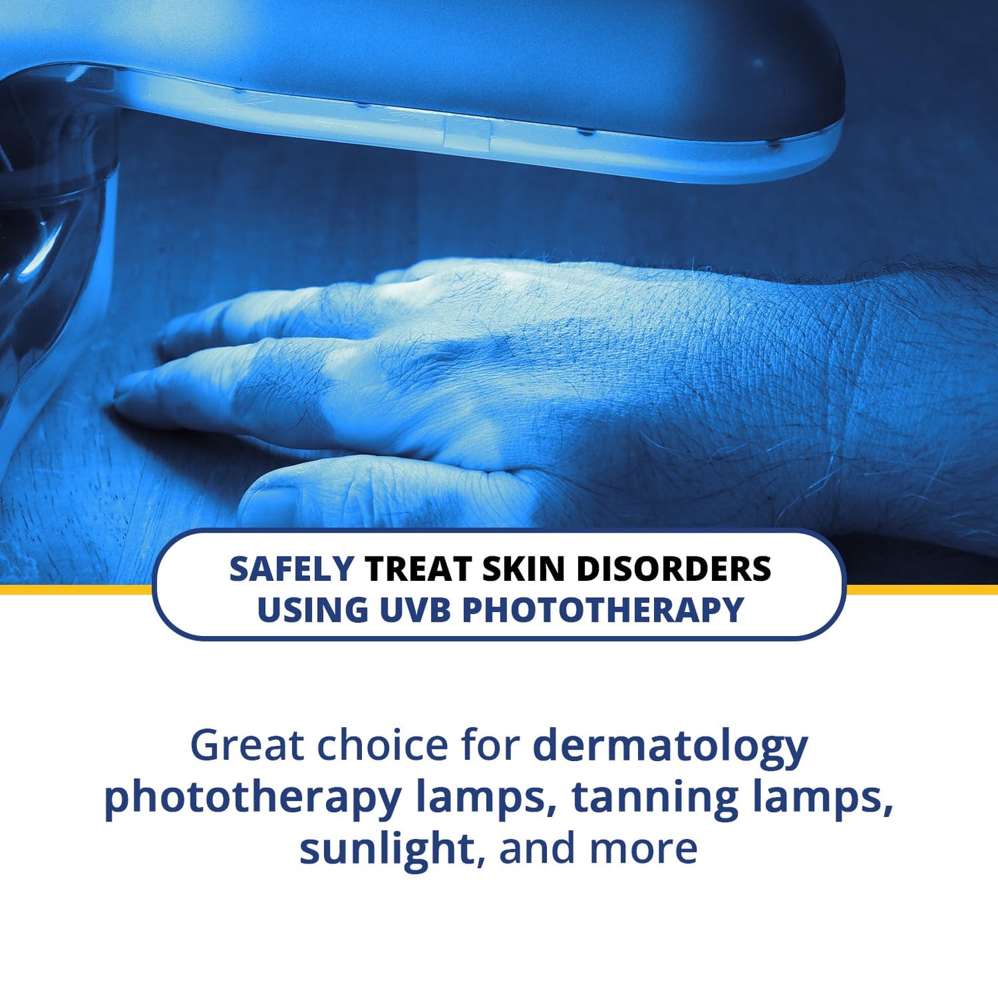 Solarmeter Model 6.0 – Standard UVB Light Meter for Lamp Testing, Phototherapy & Sunlight Monitoring
