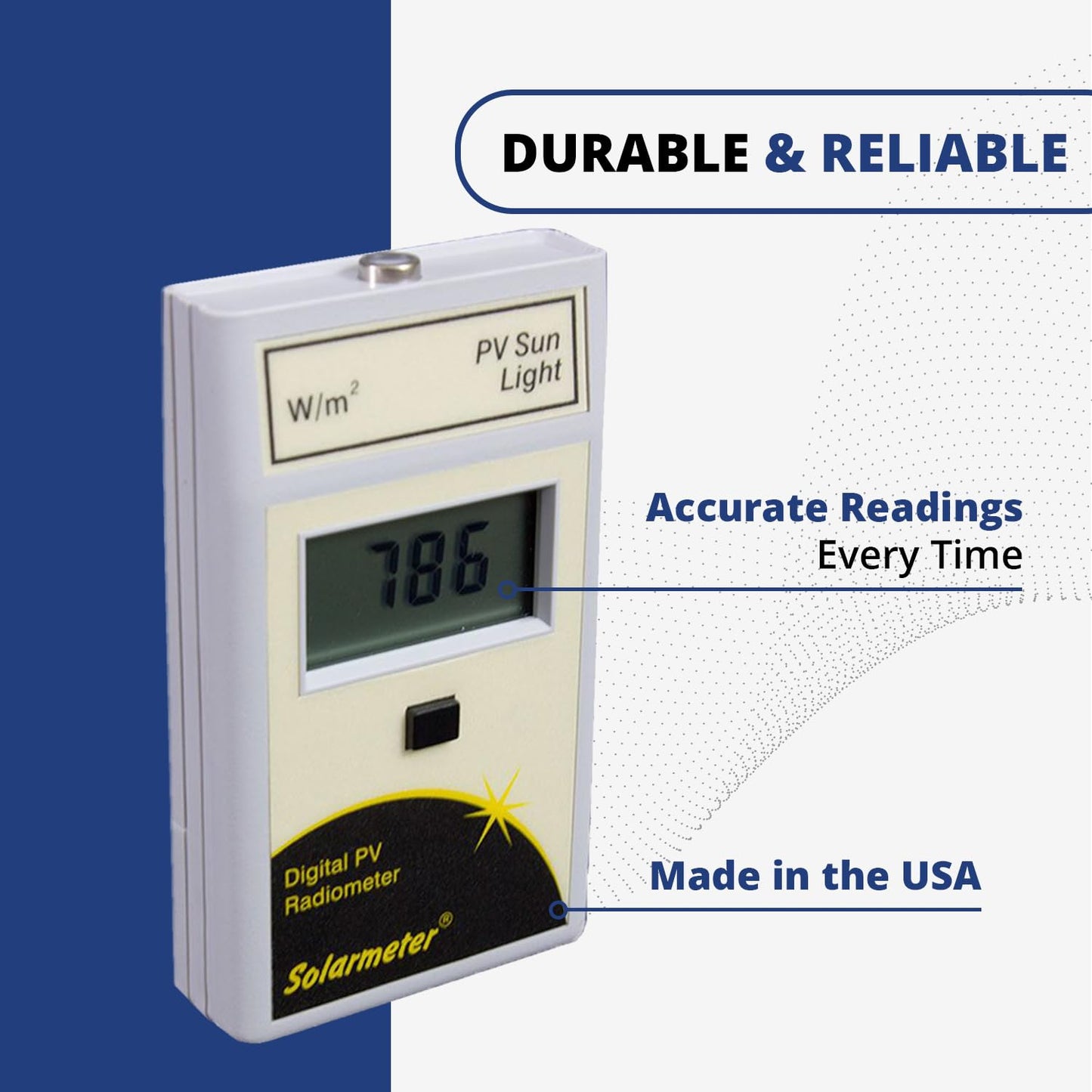 Solarmeter Model 10.0 – Global Solar Power Meter for Solar Panel Testing & Solar Irradiance Measurement
