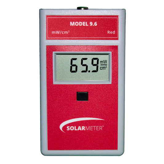 Solarmeter Model 9.6 – Red LED Light Meter for Skincare, Anti-Aging & Plant Growth