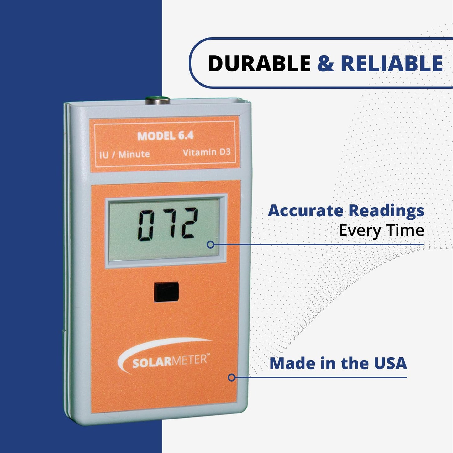 Solarmeter Model 6.4 – Vitamin D UVB Meter for Sun Exposure & Eyewear UV Testing